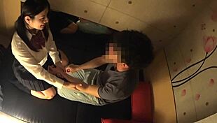 busty japanese schoolgirl feels massage bliss