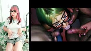 Homemade gangbang bukkake hits emo amateurs in mexican cabinas