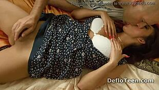 Wanna watch Manon Artek's shaved teen pussy rubbed then doggystyled?