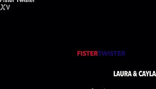 hey laura and cayla are fisting each other's gaping pussies with dildos so wild! 😲🍆💦 who needs toys when czech lesbians go this deep?