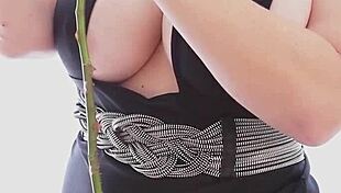 Sara Jay masturbates wildly thinking about his big cock