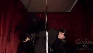 FBI Agent Godiva Caught Bound in Lair by Samson the Snake