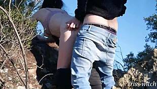 we went on a hike and ended up fucking doggystyle in the forest triss-witch 😈🌲🍆