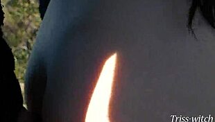 we went on a hike and ended up fucking doggystyle in the forest triss-witch 😈🌲🍆