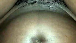 step sister's wet ebony pussy floods cum as step bro fucks her hardcore close up mourning pleasure moans