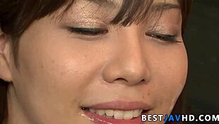 Karen Natsuhara blows minds with oral during her facial gangbang