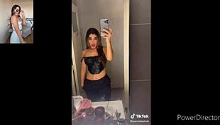 persian pierced babe parmida shah teases with her big arab ass curves