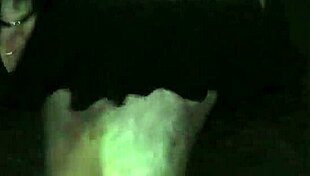 Public beach walk with tail buttplug and chats