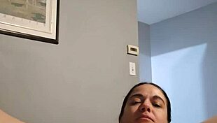 Petite emy angel teases tiny pussy on web chat