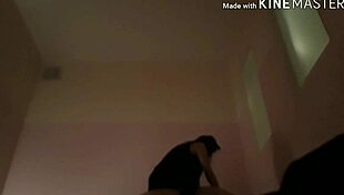 Lady receives sensual body massage in private