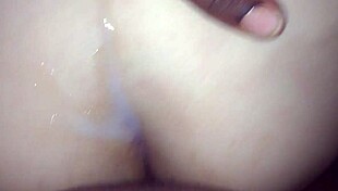 Big Black Cock Cums on Fat BBW Safada in Bathroom