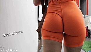 Behold This Amazing Slut's Round Marshmallow Butt, Puffy Nipples And Cameltoe Temptation!