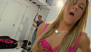 Kara Novak Bent Over Bed Takes Deep Anal Creampie In Fishnets