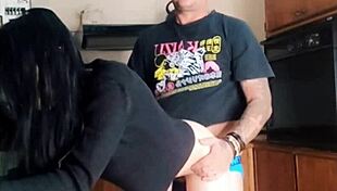 Best Friend Doggystyles Me In Kitchen While Hubby Watches Tv