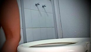 Nurse Miranda pisses publicly in my house? Hidden cam catches her sexy LATINA PUSSY outdoor