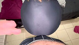 close up hairy mexican latina pussy under miniskirt wet creampie pov