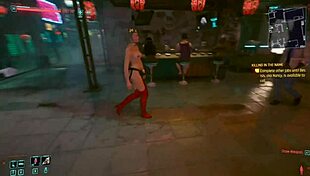 valerie hot female v rides and fucks alt cunningham's pussy in cyberpunk apartment