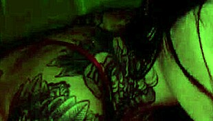 banging friend's peruvian wife hard with christmas dick tattooed tight pussy