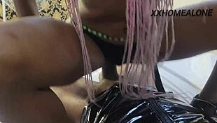 hey cute teen slave, ready for big cock bdsm bondage domination in leather pants?