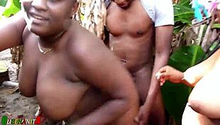 imagine getting caught mid-fuck on neighbor's farm with that fat ebony ass bent over