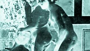 Vintage drawings capture erotic poses and sensual antique forms