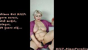 ohh umm, this very beautiful russian milf aimeeparadise... she masturbates squirting wet with dildo n toys