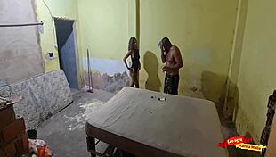 Skinny Latina Babysitter Seduces Builder for Bareback Anal Doggystyle Orgasm