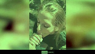 danique sinners dutch milf tempts with outdoor fucking allure