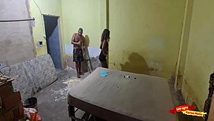 Skinny Latina Babysitter Seduces Builder for Bareback Anal Doggystyle Orgasm
