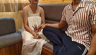 first time jija fucks sali romantic missionary in room with beautiful indian milf tight wet pussy