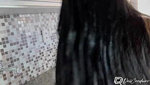 transei hard com empregada safada na cozinha her juicy ass bounced wild