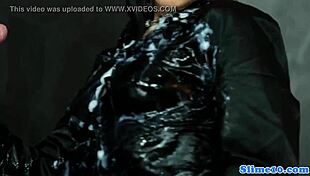 Classy Babe Dildo Fucked To Explosive Facial Cumshot And Bukkake