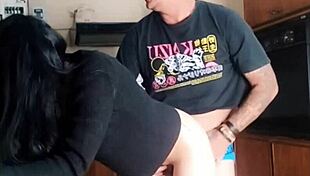 Best Friend Doggystyles Me In Kitchen While Hubby Watches Tv