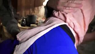 Curious Arab Teen's First Creampie Webcam Show With Local Military Stud