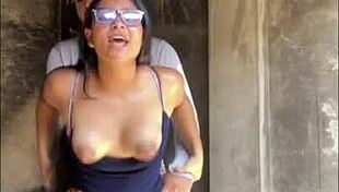Take my money to fuck you in public, sexy Venezuelan!