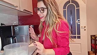 Naughty Kitchen Tease Flashes Natural Tits In Banned YouTube Video