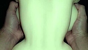 sally begs for doggystyle anal on desk then creampies her gaping fat ass