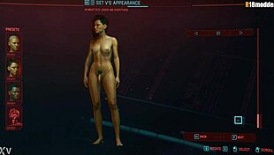 Cyberpunk 2077 Female Shemale's Secret Bulge Tease