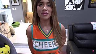 man hot friend akira angel finally does cheerleader fantasy bent over fucking