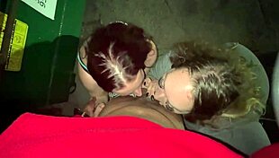 these desperate ebony sluts crave dick sucking by the filthy dumpster so bad