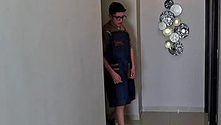 Stepson Rips Mom's Ass with Huge Cock and Creampie Fill