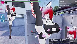manaka flashes her nude body in sfm daytime drone missions modded gameplay moans to orgasm