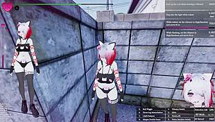 manaka flashes her nude body in sfm daytime drone missions modded gameplay moans to orgasm
