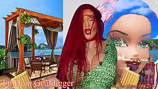 goddess in costume makes you lose your cock forever with big tits joi rabbit toy tease 😈🍆💦