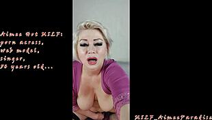 ohh umm, this very beautiful russian milf aimeeparadise... she masturbates squirting wet with dildo n toys