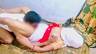 late night fucking telugu wife in red sari on indian ranch