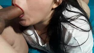 omg this cute petite mexican babe sucks verga so good 😍 her skills are insane!!