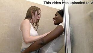 Damn, Paris Love's Wet Interracial Yummyness Explodes!