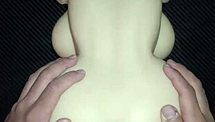 sally begs for doggystyle anal on desk then creampies her gaping fat ass