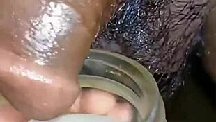 Self Golden Shower Fag Drinks Hot Piss In Bathroom